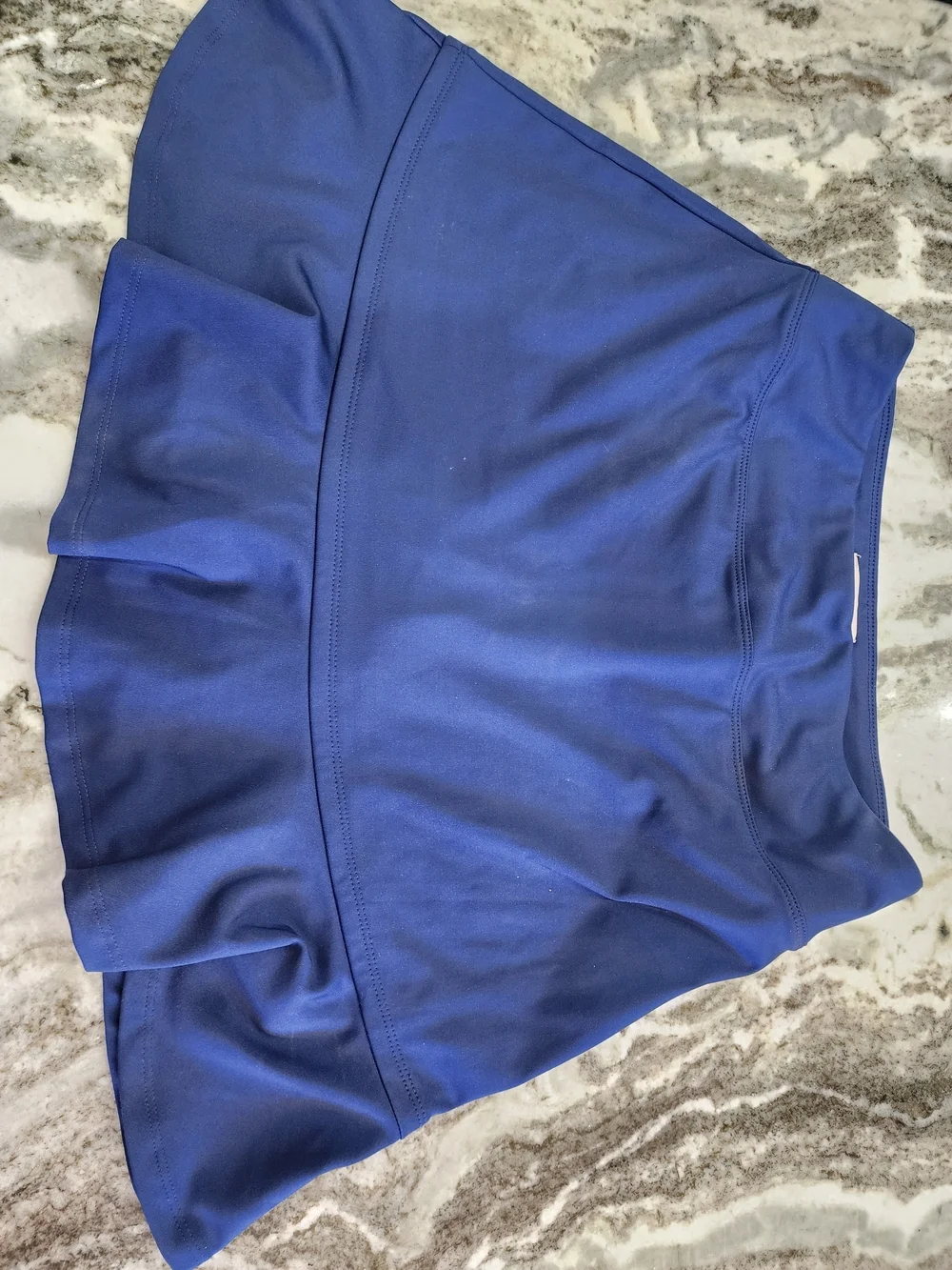 Tommy Bahama Navy Blue Ruffle Hem Skirt